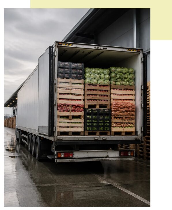 Перевозка плодоовощной продукции в Киров по цене от 5083 р. | Агросервис-Кро